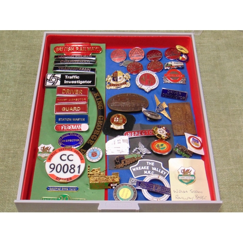 53 - Collection of approx. 50 enamel and other transport related badges.