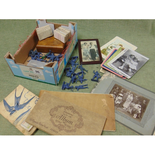 96 - Small box of collectables.