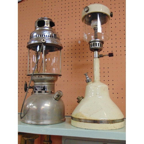 79 - Bialaddin Model 110 pressure lamp, and a Petromax Rapid pressure lamp.