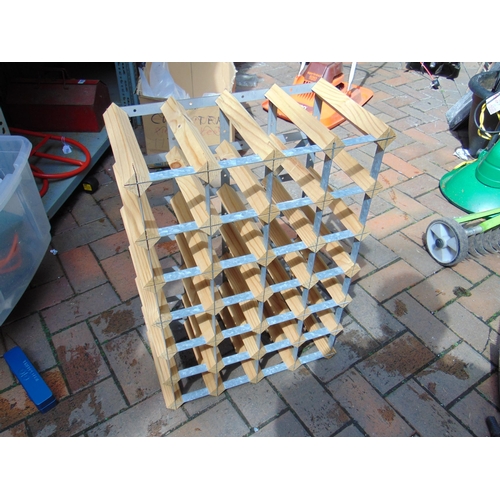 538 - Similar wine rack.