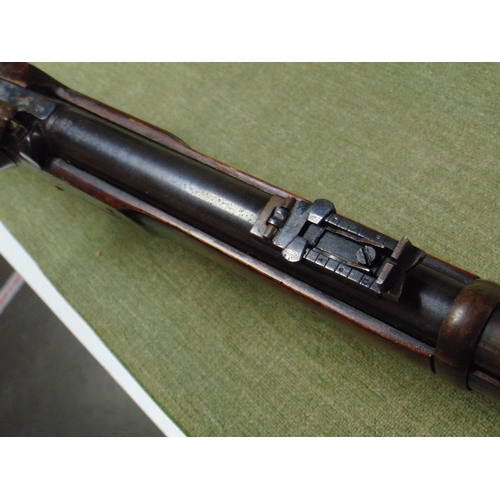 114 - JAs. Kerr & Co London Arms company muzzle loading percussion rifle.