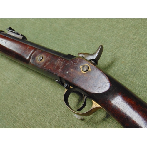 114 - JAs. Kerr & Co London Arms company muzzle loading percussion rifle.