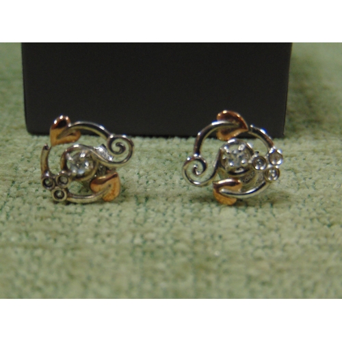 2 - Boxed pair of Clogau Gold Tree of Life earrings.