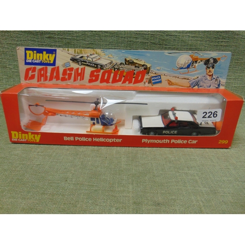 226 - Boxed Dinky Toys Bell police helicopter. 299.