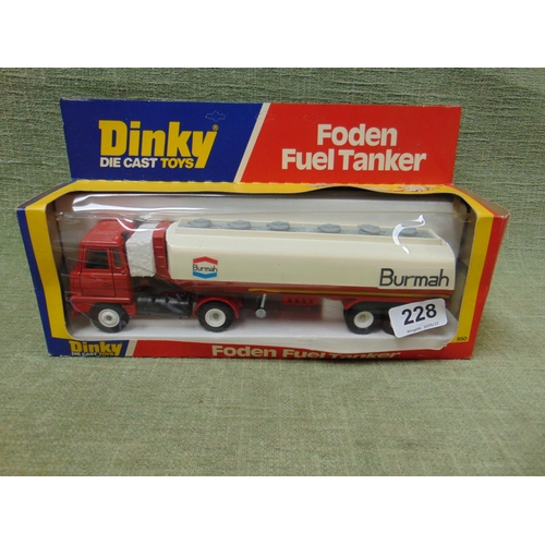 228 - Boxed Dinky Toys Foden Fuel Tanker. 950.