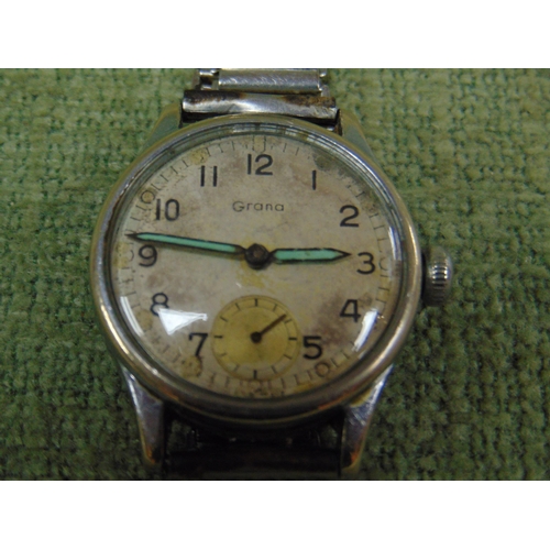 11 - Vintage Grana military wristwatch.