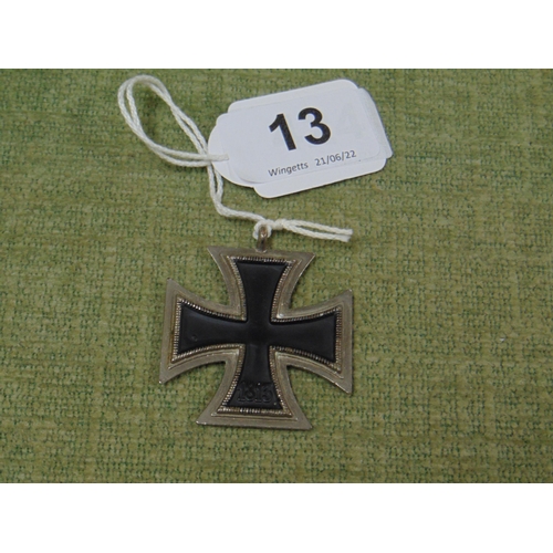 13 - German second class Iron Cross, Klein & Quenzer.