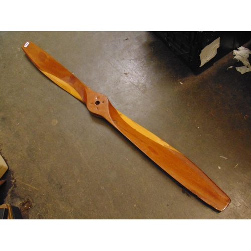 165 - Wooden aeroplane propeller, 62