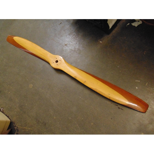 165 - Wooden aeroplane propeller, 62