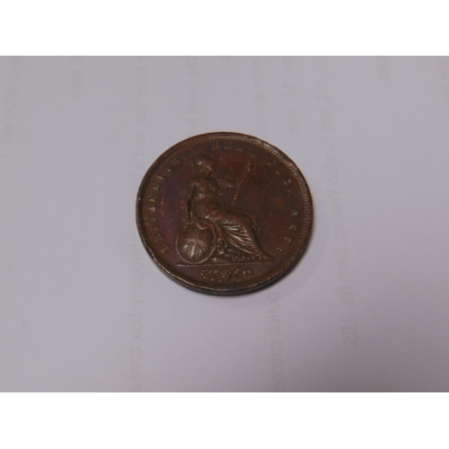 180 - George IV Penny, VF+.