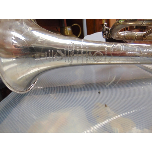 212 - Henri Selmer trumpet in case.