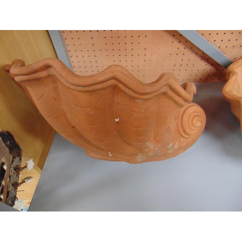 277 - Pair of terracotta planters, each 14