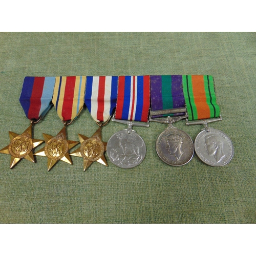 28 - Various British Military Campaign Medals from World War Two.