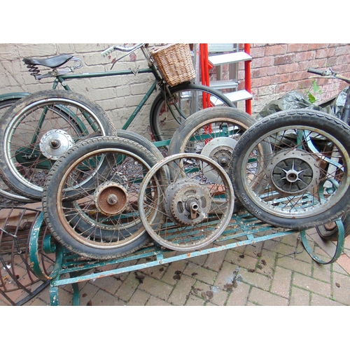 350 - Matchless of London 350 vintage motor cycle, with spares, Reg HNJ 366  - in barn find condition, wit... 