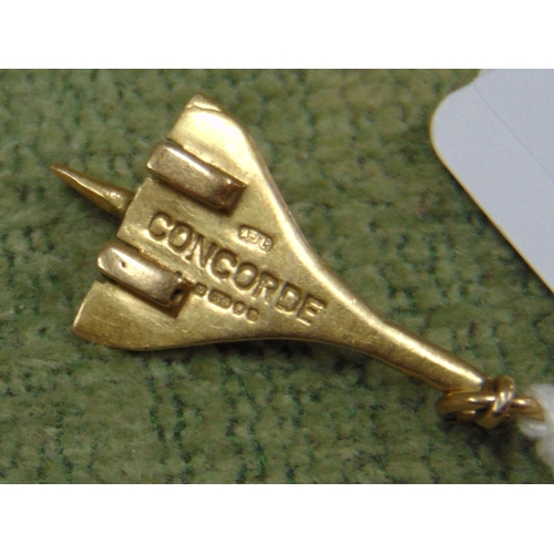 60 - 9ct gold Concorde pendant / charm, 1