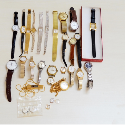 64 - Mixed selection of watches.