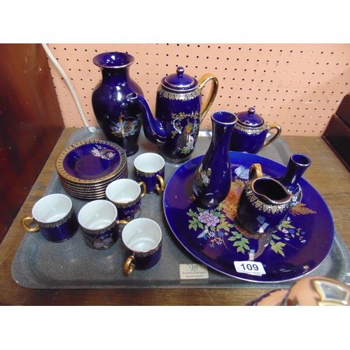 109 - Japanese tea service, ornaments etc.