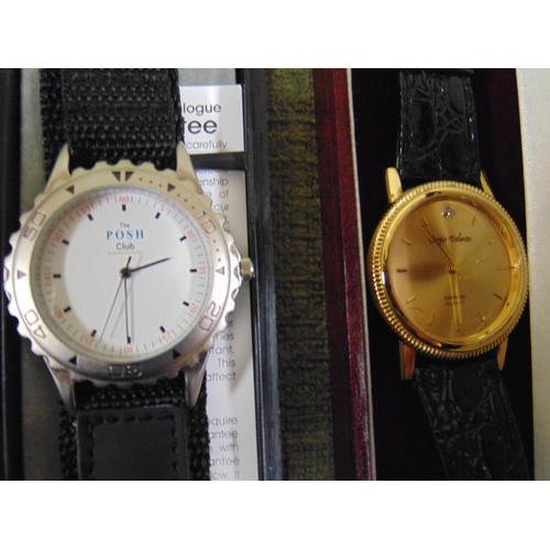 18 - Sergio Valente gents wristwatch, and one other.