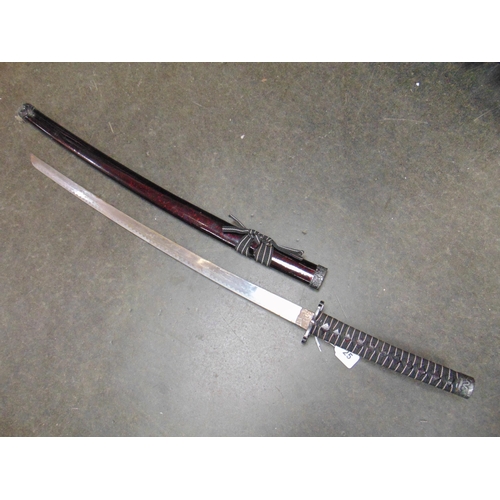 25 - Reproduction Samurai sword.