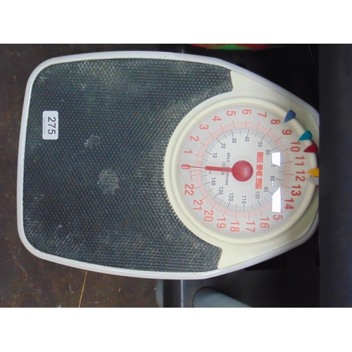 275 - Set of EKS bathroom scales.