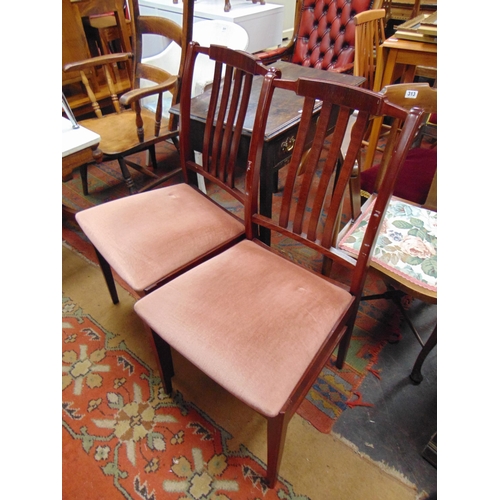 311 - Pair of reproduction side chairs.