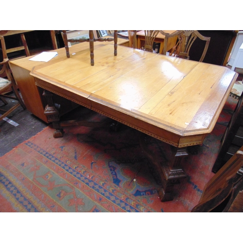 334 - H. Herrmann, New York Furniture Co. - extending dining table, buffet and sideboard, together with a ... 