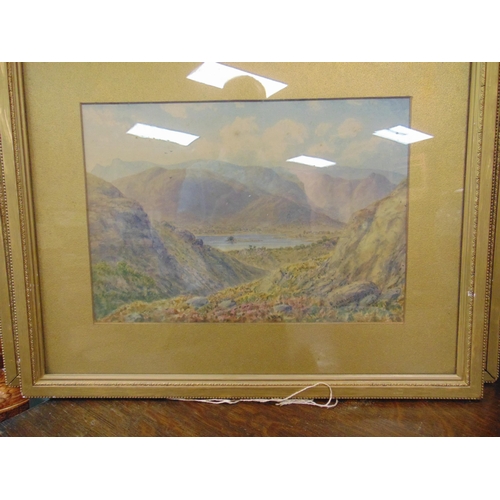 342 - W. T. Loromye, three framed watercolours, Lake District scenes.