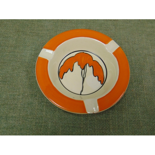 14 - Bizarre by Clarice Cliff Newport Pottery circular ashtray, 4.5