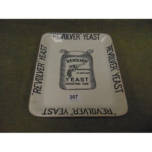 207 - Revolver Yeast advertising bread dish.