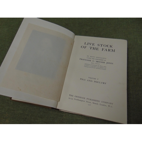 39 - Six vintage volumes, Livestock of the Farm.