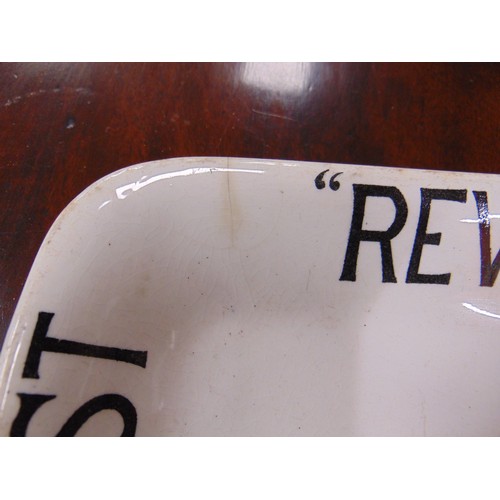 207 - Revolver Yeast advertising bread dish.