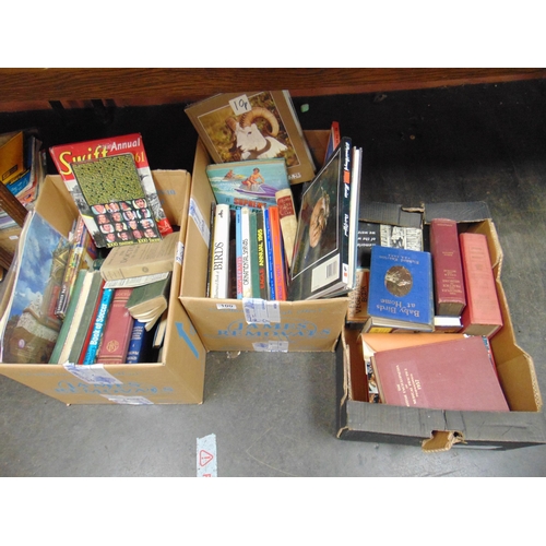 100 - Two boxes of vintage books.