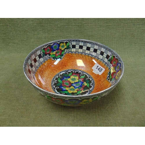 148 - Maling lustre glazed fruit bowl.