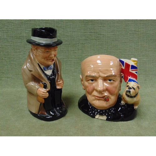 154 - Two Royal Doulton character jugs.