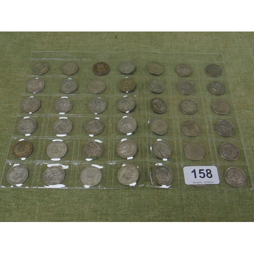 158 - Collection of 42 Shillings, George V - George VI.