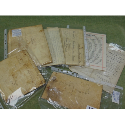 168 - Collection of 18th / 19th century vellum legal documents.