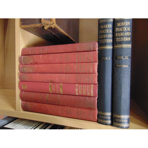 248 - Seven volumes, Radio and Television servicing, and two other volumes.