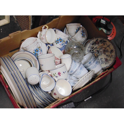 24 - Copenhagen stoneware part tea and dinner service etc.