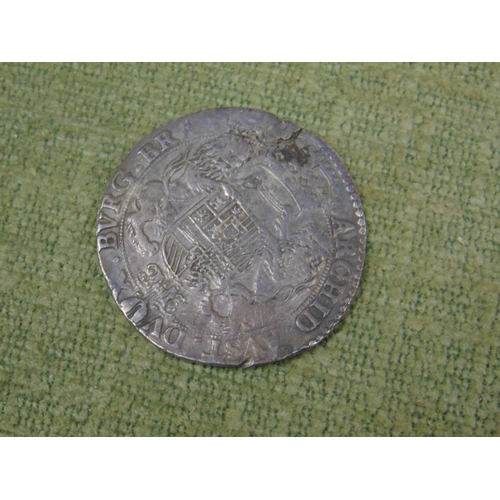 418 - Silver Habsburg Spanish Netherlands Philip IV Ductoon 1639, Antwerp Mint. VF condition.