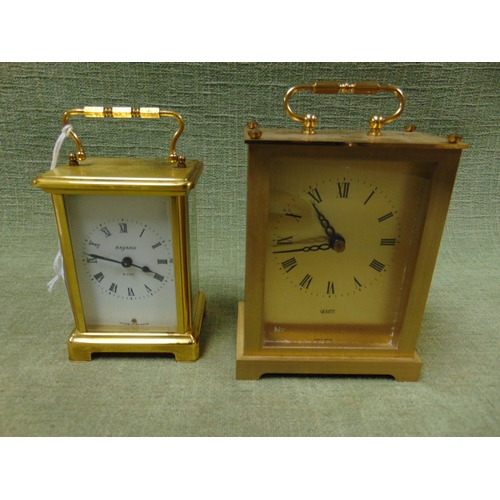 116 - Bayard French carriage clock, and one other (2).