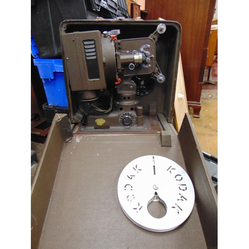 217 - Cased vintage Victor 110v projector.