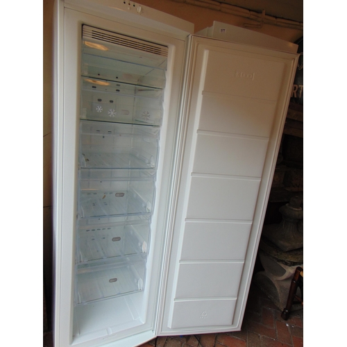 376 - Zanussi upright freezer.