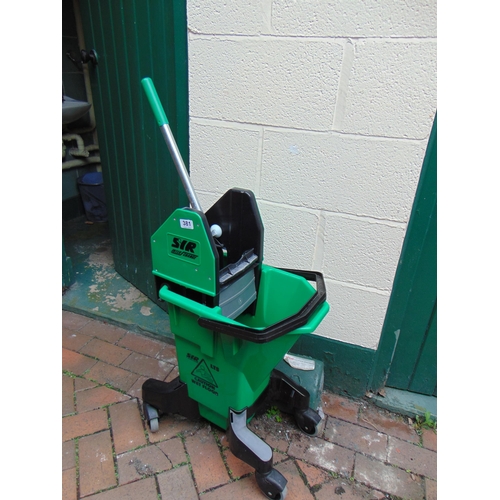 381 - A Sir professional  mop bucket.