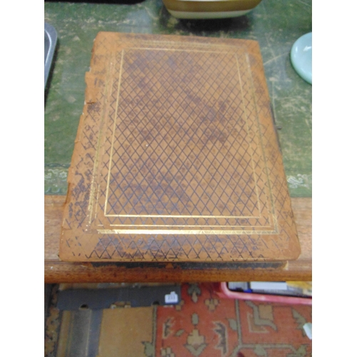 259 - Victorian photograph album and contents.