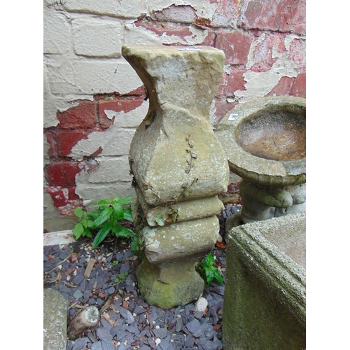 416 - A sandstone  column. 24