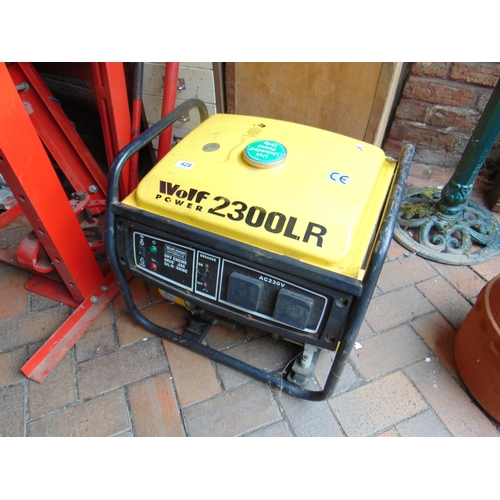 428 - Wolf power 23000 vlt petrol generator.