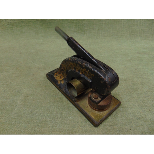 60 - Antique desk stamp.