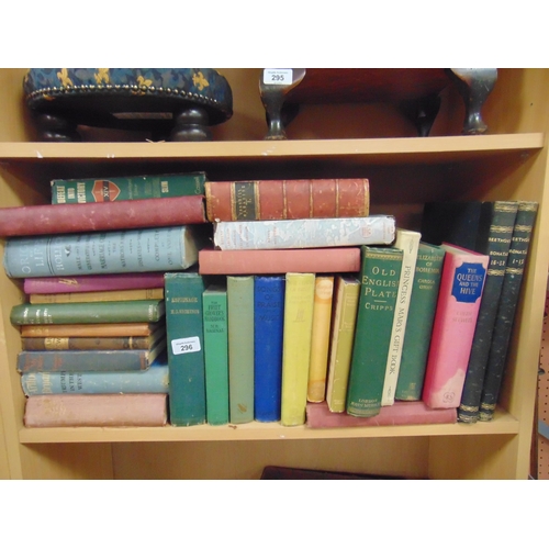 296 - Selection of antique and later books.