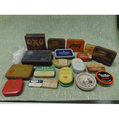 65 - Collection of vintage tins.