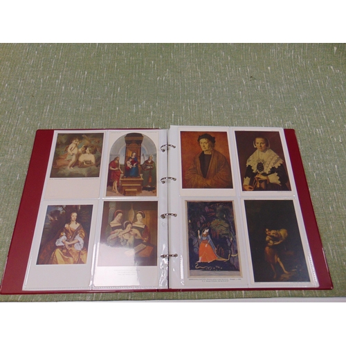 68 - An  album of reproduction classical postcards.